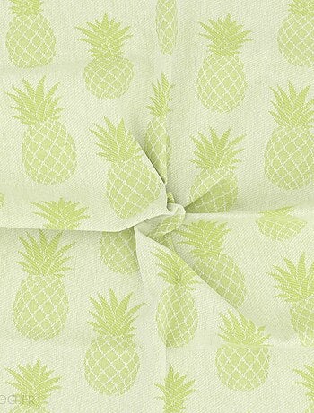 Lot de 2 torchons de cuisine toile coton PINEAPPLE 50x70 cm