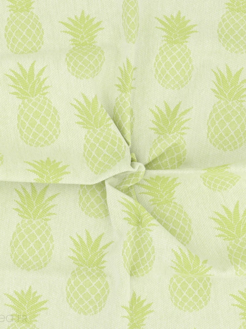 Lot de 2 torchons de cuisine toile coton PINEAPPLE 50x70 cm Vert - Kiabi