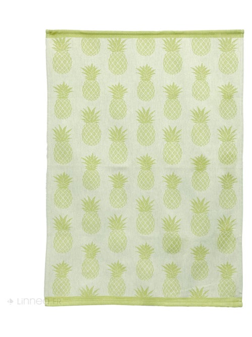 Lot de 2 torchons de cuisine toile coton PINEAPPLE 50x70 cm - Kiabi