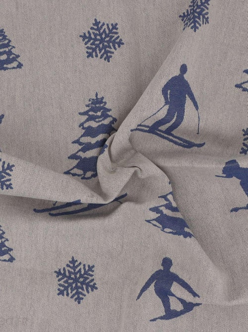 Lot de 2 torchons de cuisine toile coton SKI 50x70 cm - Kiabi