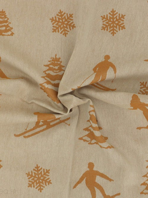 Lot de 2 torchons de cuisine toile coton SKI 50x70 cm - Kiabi