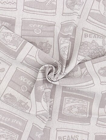 Lot de 2 torchons de cuisine toile coton SOUP 50x70 cm