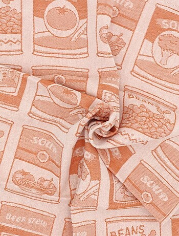 Lot de 2 torchons de cuisine toile coton SOUP 50x70 cm