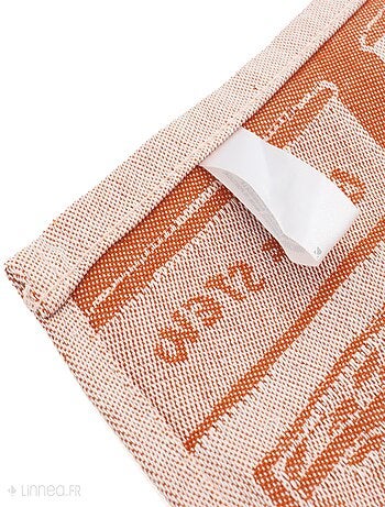 Lot de 2 torchons de cuisine toile coton SOUP 50x70 cm