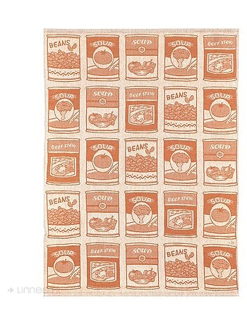 Lot de 2 torchons de cuisine toile coton SOUP 50x70 cm