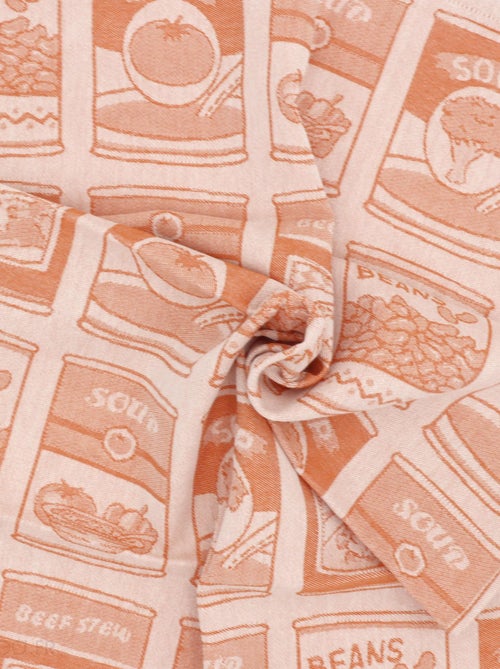 Lot de 2 torchons de cuisine toile coton SOUP 50x70 cm - Kiabi