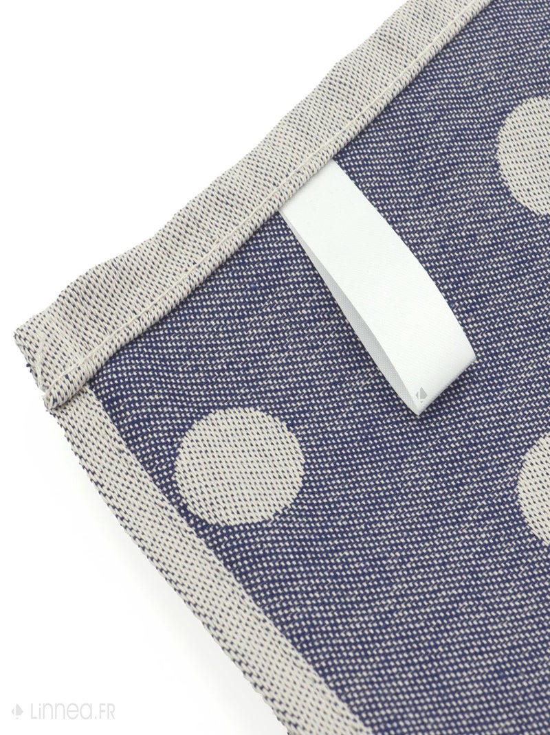 Lot de 2 torchons de cuisine toile coton SPOT 50x70 cm Bleu - Kiabi