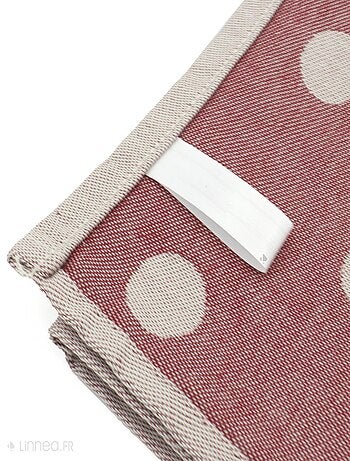 Lot de 2 torchons de cuisine toile coton SPOT 50x70 cm