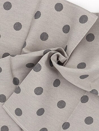 Lot de 2 torchons de cuisine toile coton SPOT 50x70 cm