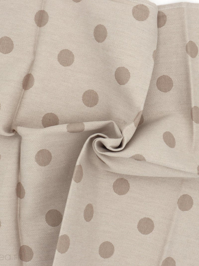 Lot de 2 torchons de cuisine toile coton SPOT 50x70 cm Marron - Kiabi