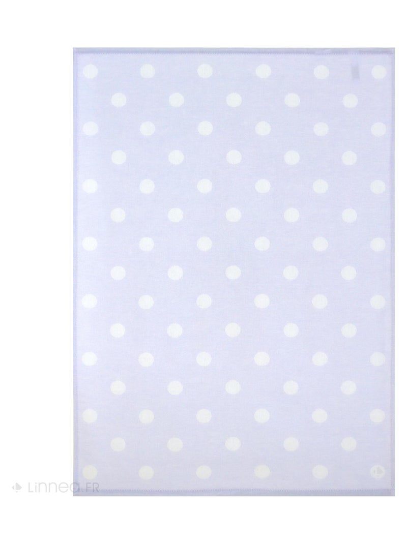 Lot de 2 torchons de cuisine toile coton SPOT II 50x70 cm Bleu - Kiabi