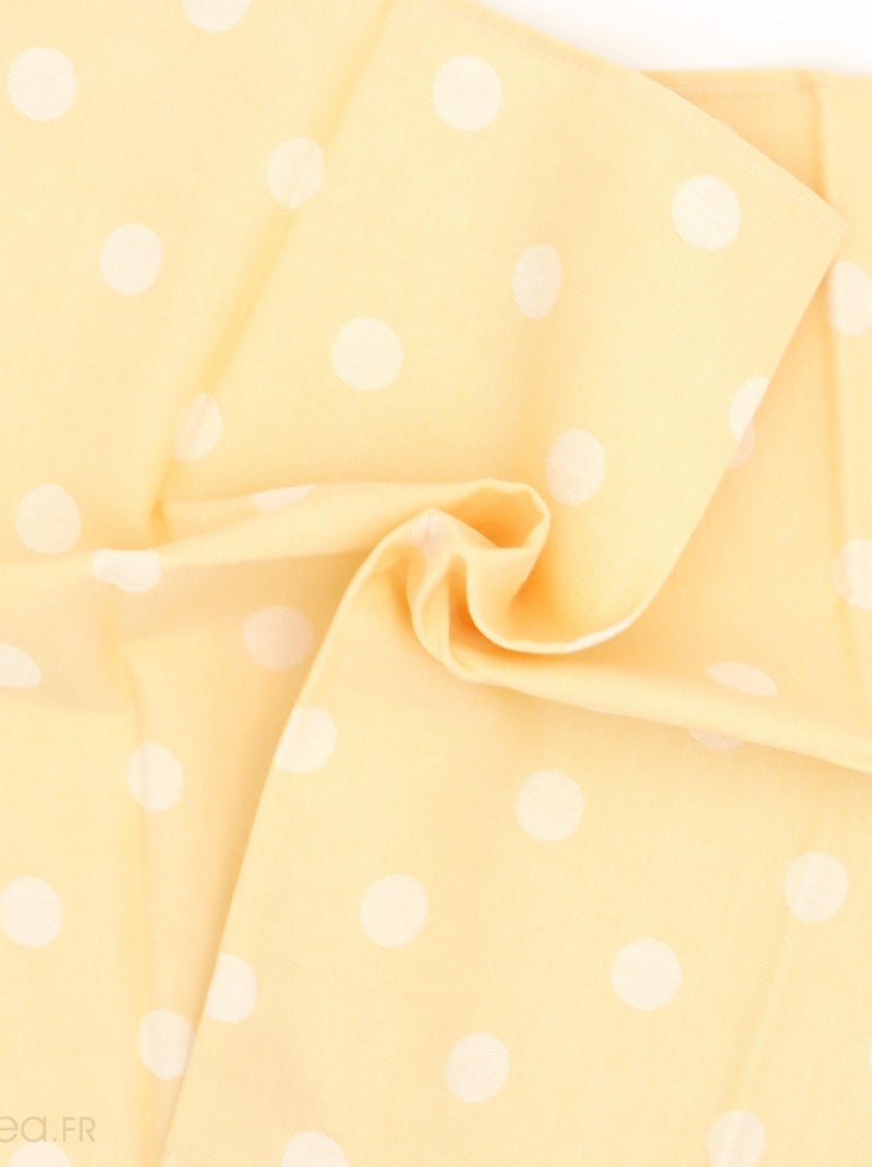 Lot de 2 torchons de cuisine toile coton SPOT II 50x70 cm Jaune - Kiabi
