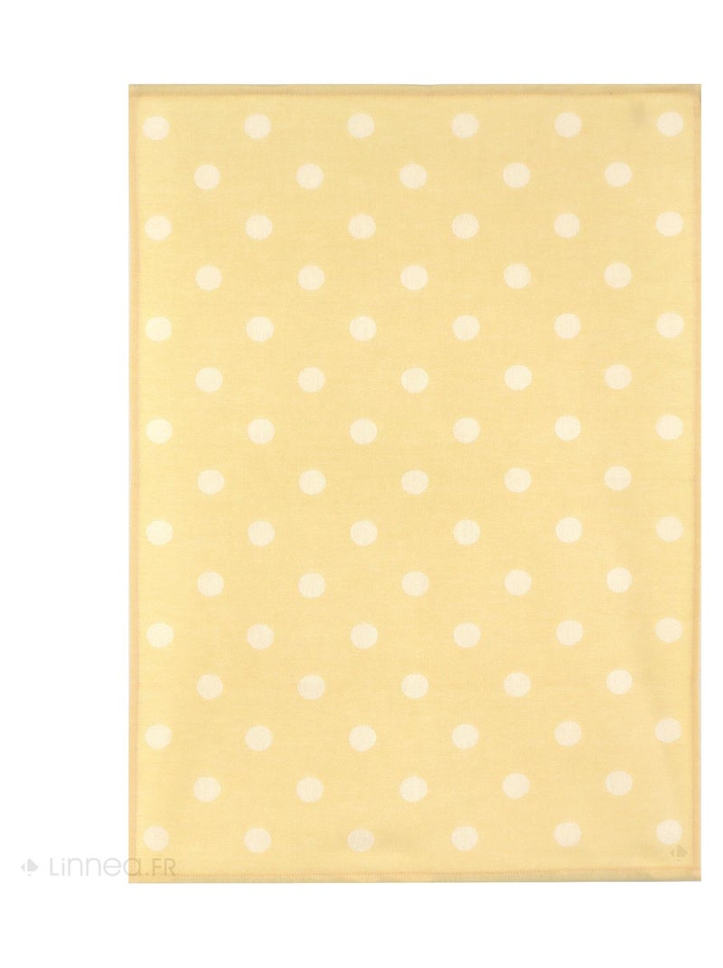 Lot de 2 torchons de cuisine toile coton SPOT II 50x70 cm Jaune - Kiabi
