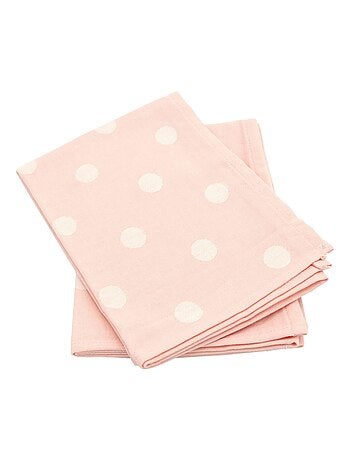 Lot de 2 torchons de cuisine toile coton SPOT II 50x70 cm