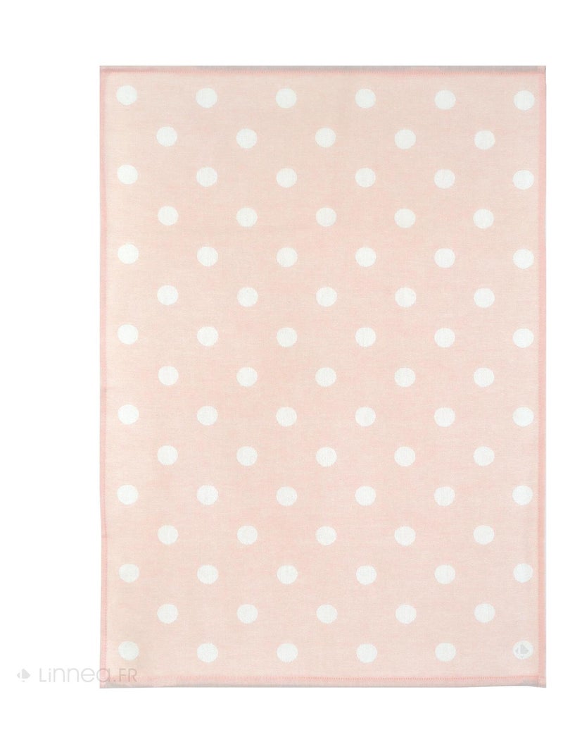 Lot de 2 torchons de cuisine toile coton SPOT II 50x70 cm Rose - Kiabi