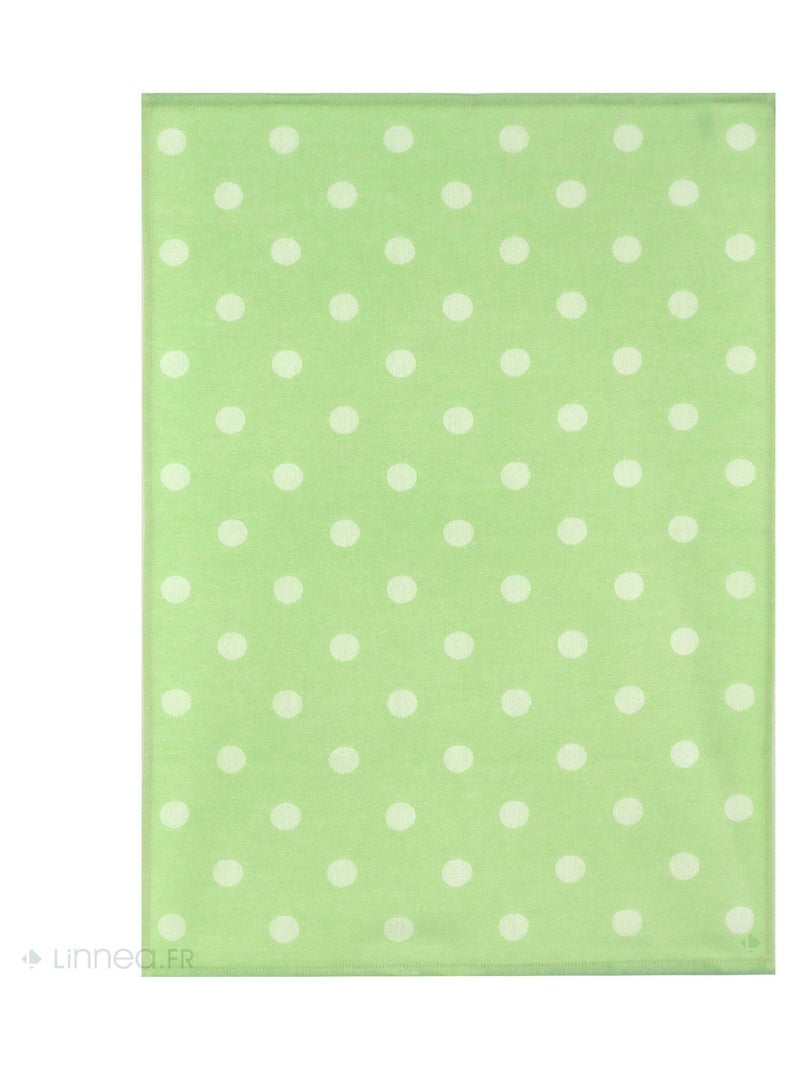 Lot de 2 torchons de cuisine toile coton SPOT II 50x70 cm Vert - Kiabi