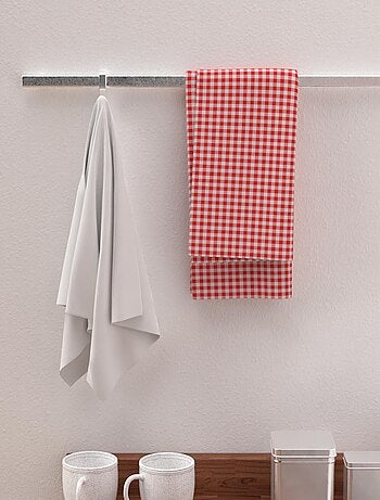 Lot de 2 torchons en coton 50x70 cm VICHY, par Soleil d'Ocre