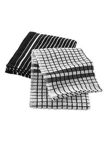 Lot de 2 torchons eponge 50 x 70 cm Classico rouge