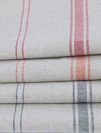 Lot de 2 torchons métis lin-coton naturel BRASSERIE