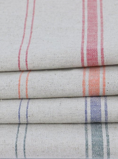 Lot de 2 torchons métis lin-coton naturel BRASSERIE - Kiabi