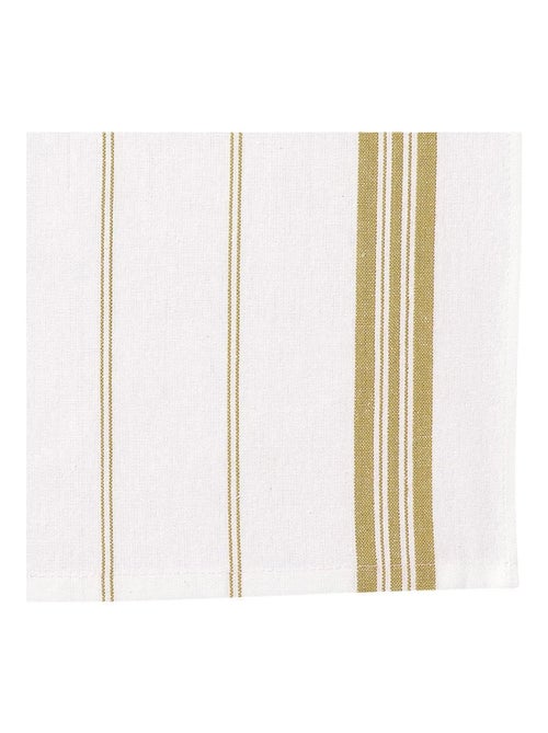 Lot de 2 Torchons rayé – Absorbant et décoratif - Kiabi