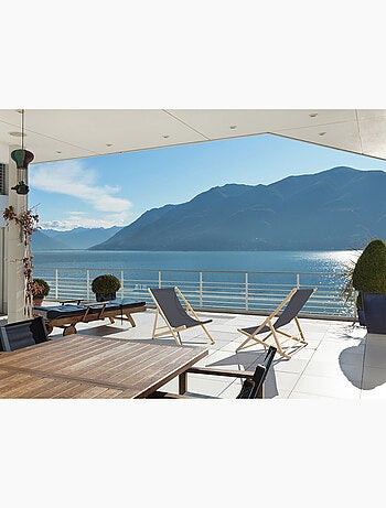 Lot de 2 transats en bois