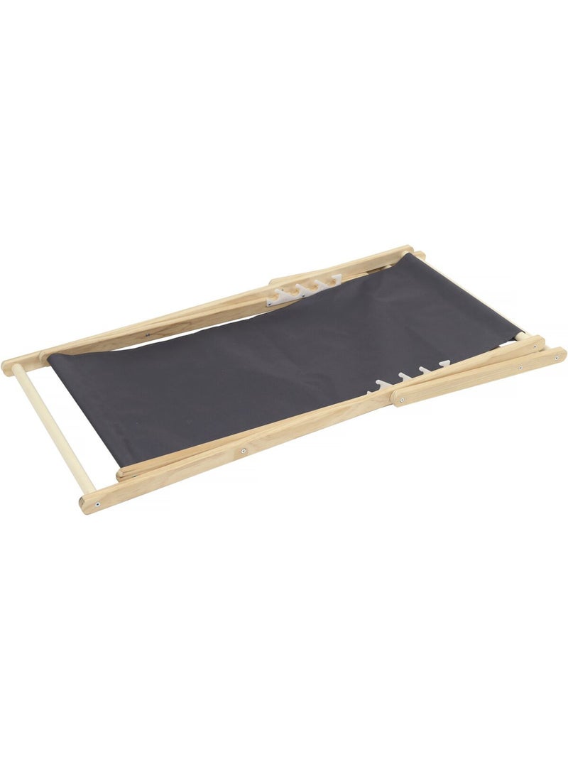 Lot de 2 transats en bois Gris - Kiabi