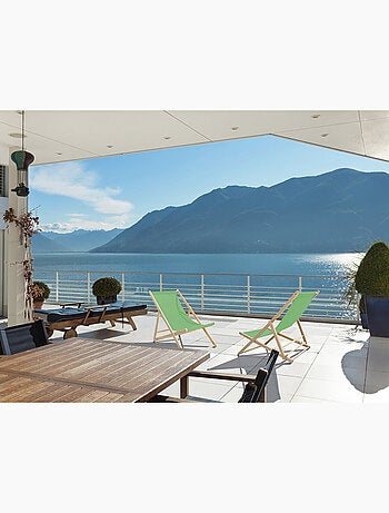 Lot de 2 transats en bois