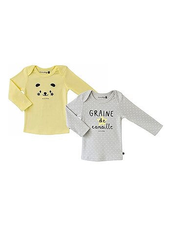 Lot de 2 tshirt Albin sucre d'orge