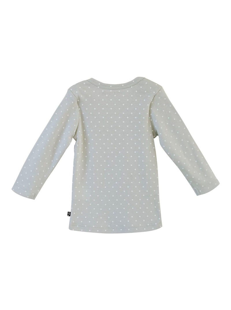 Lot de 2 tshirt Albin sucre d'orge Gris Jaune - Kiabi