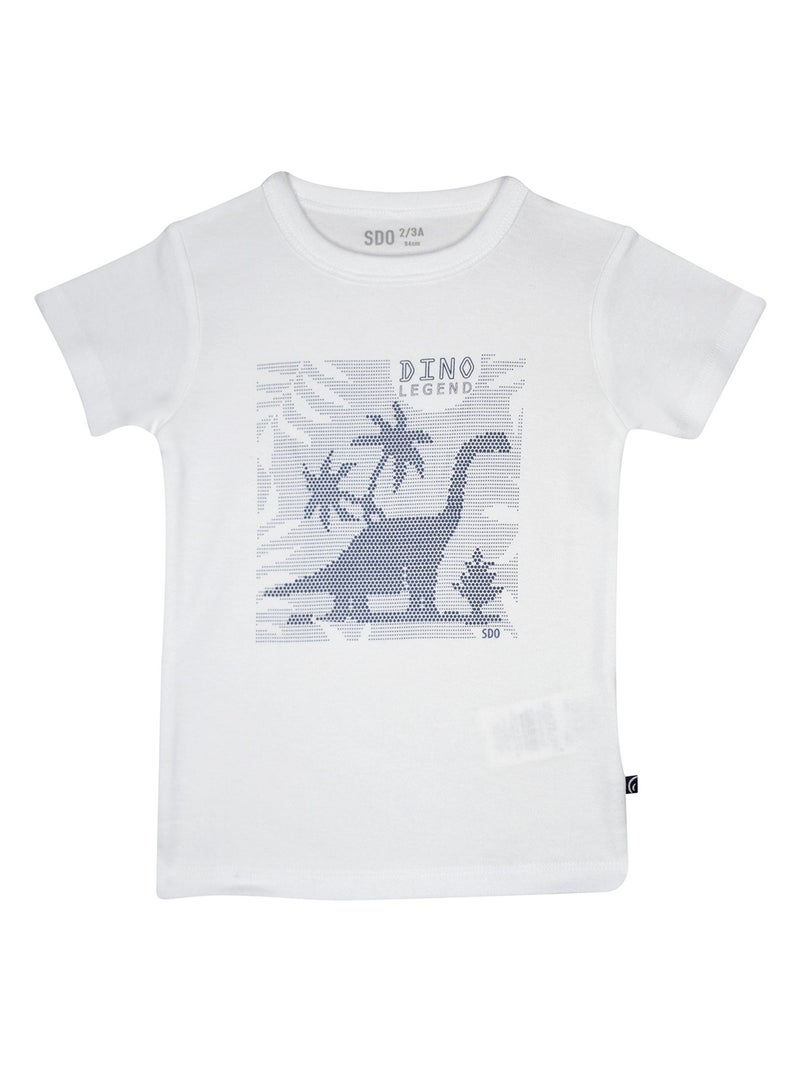 Lot de 2 tshirt manches courtes Pacifico Blanc Bleu - Kiabi