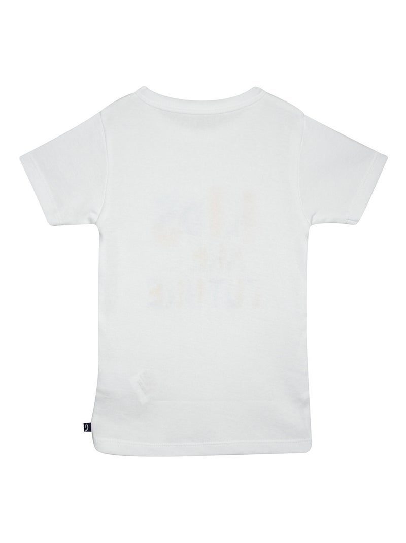 Lot de 2 tshirt manches courtes Pacifico Blanc Bleu - Kiabi