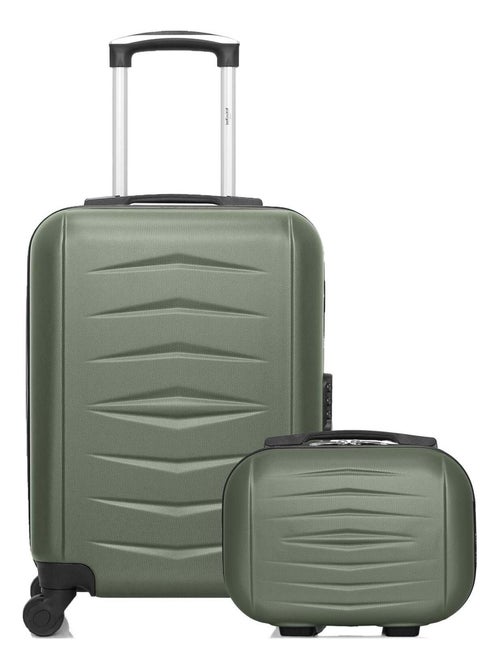 Lot de 2 Valises Rigides Cabine XXS et Vanity OVIEDO - Kiabi