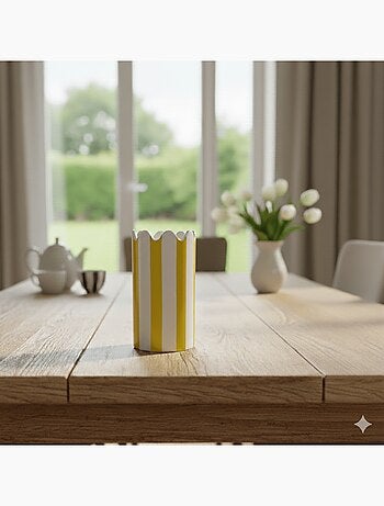 Lot de 2 vases Flora céramique H18