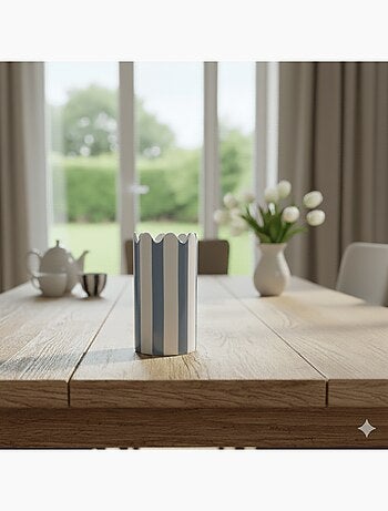 Lot de 2 vases Flora céramique H18