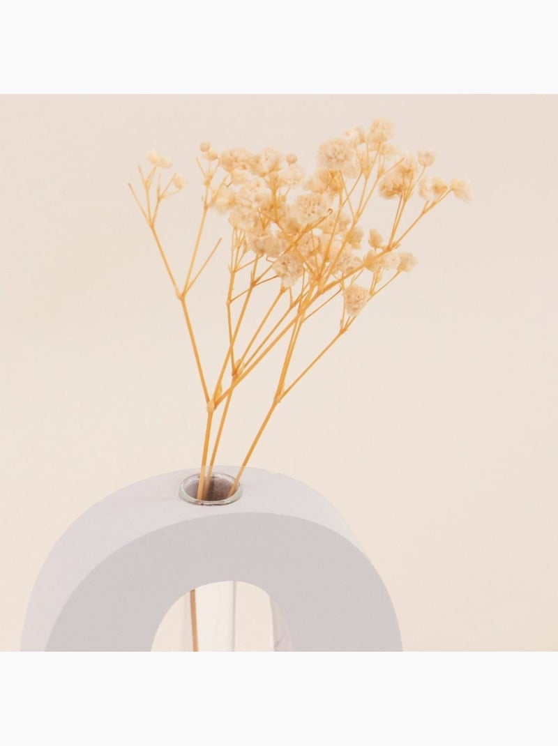 Lot de 2 vases forme O, H12cm Blanc - Kiabi