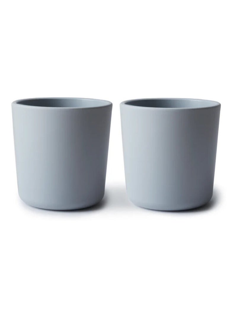Lot de 2 verres enfant Blanc nacré - Kiabi