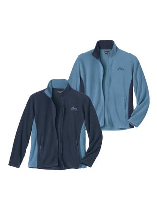 Lot de 2 Vestes Polaire Bicolore Rx-Trem  - ATLAS FOR MEN