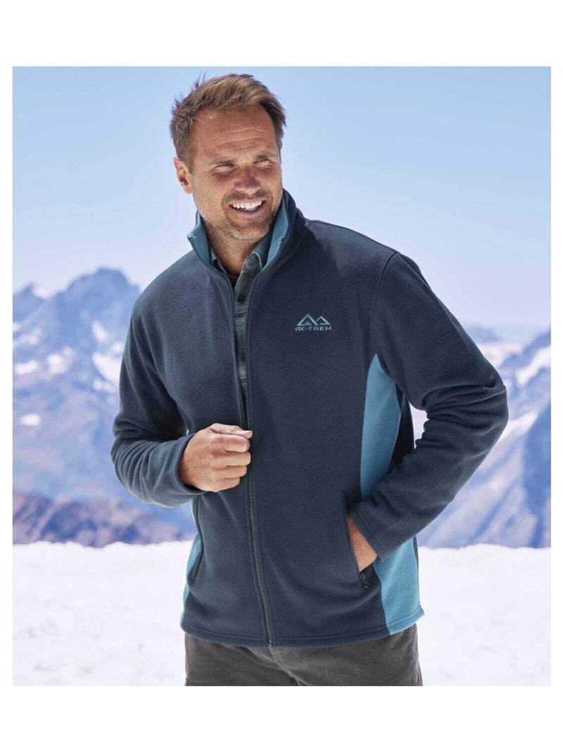 Lot de 2 Vestes Polaire Bicolore Rx-Trem  - ATLAS FOR MEN Bleu Bleu - Kiabi