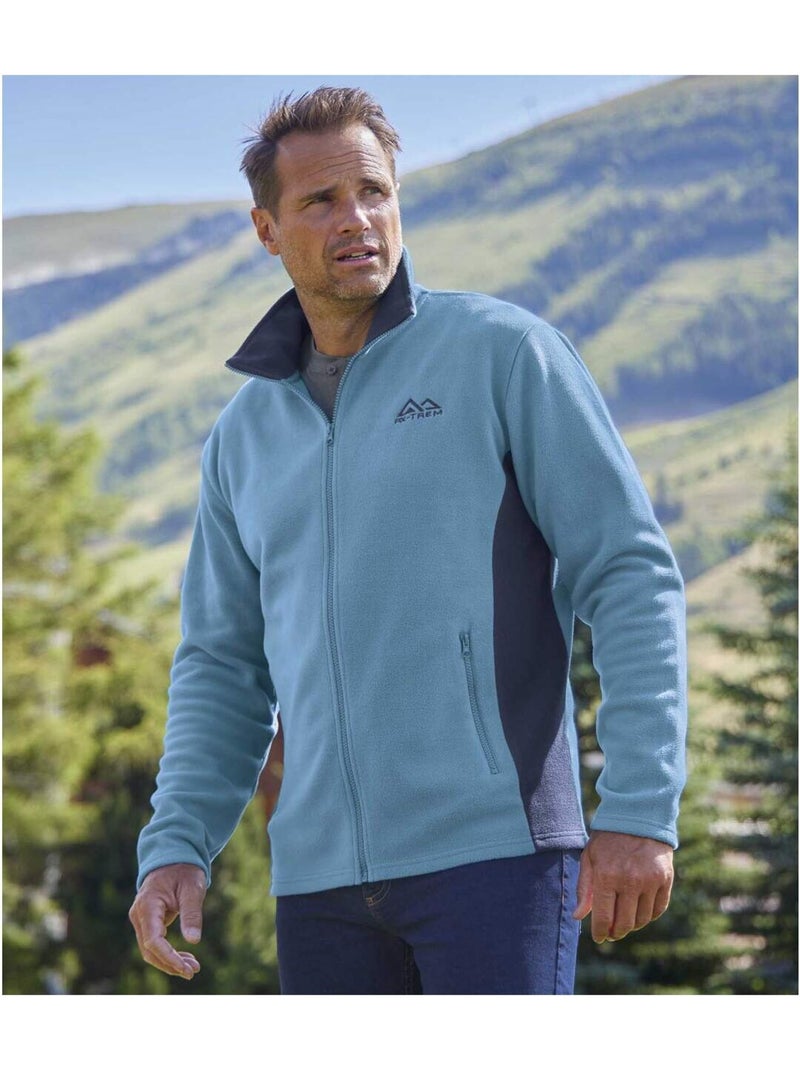 Lot de 2 Vestes Polaire Bicolore Rx-Trem  - ATLAS FOR MEN Bleu Bleu - Kiabi