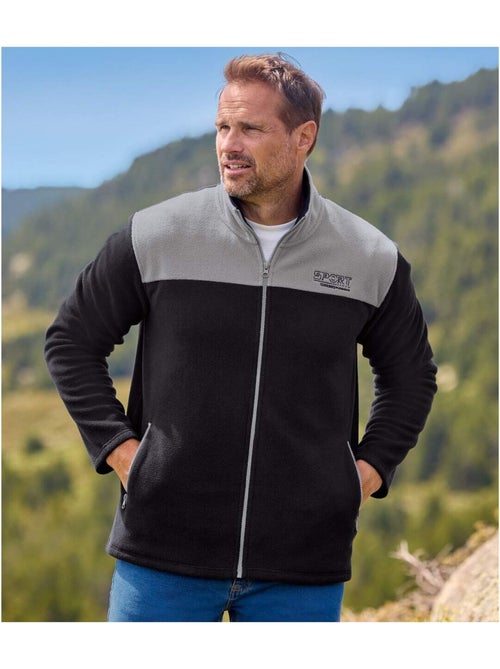 Lot de 2 Vestes Polaires Bicolores   - ATLAS FOR MEN - Kiabi