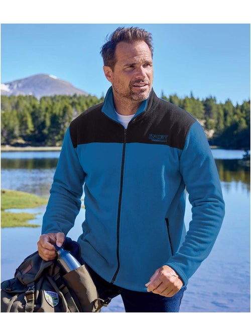 Lot de 2 Vestes Polaires Bicolores   - ATLAS FOR MEN - Kiabi