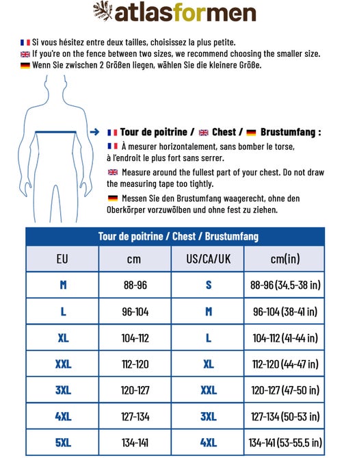Lot de 2 Vestes Polaires Bicolores   - ATLAS FOR MEN - Kiabi