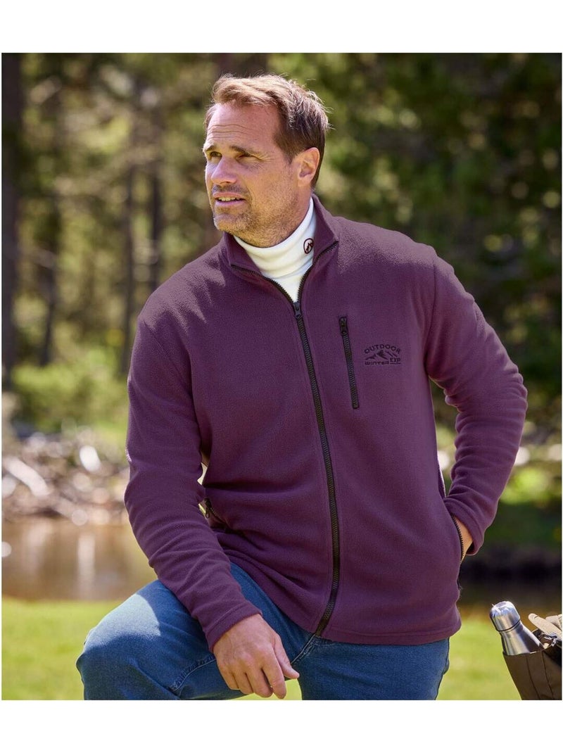 Lot de 2 Vestes Polaires Sport Mountain   - ATLAS FOR MEN Gris Violet - Kiabi