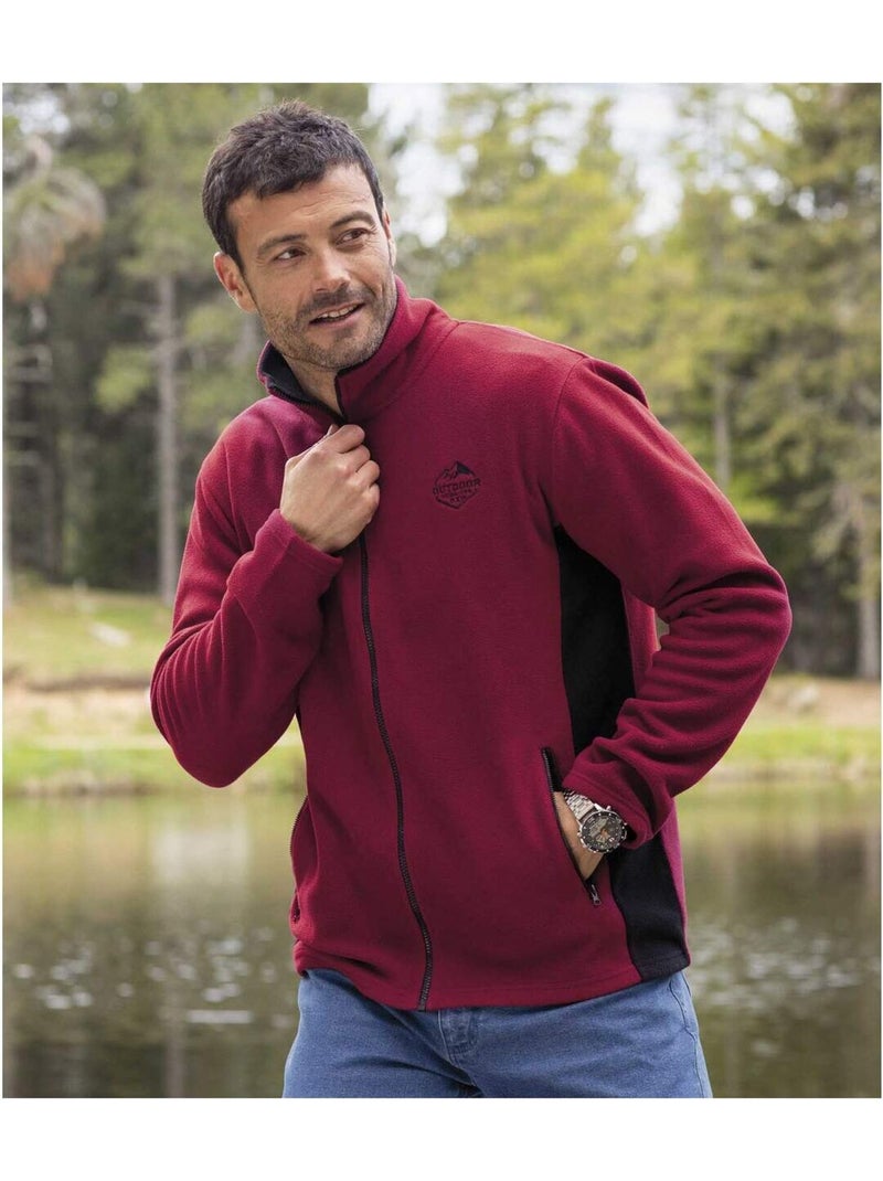 Lot de 2 vestes polaires winter atlas ®  - atlas for men Bleu Bordeaux - Kiabi