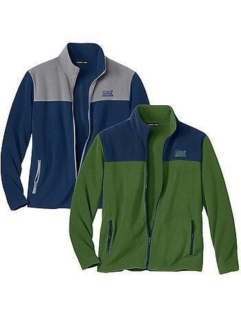 Lot de 2 Vestes Zippées Polaire - ATLAS FOR MEN