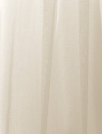 Lot de 2 Voilages 140 x 240 cm Gris