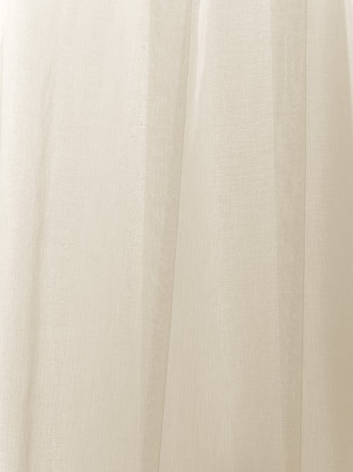 Lot de 2 Voilages 140 x 240 cm Ficelle - Kiabi