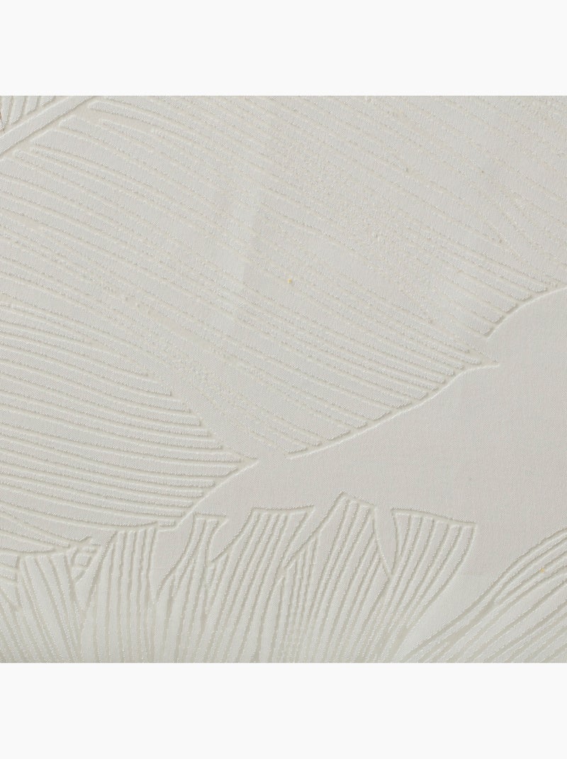 Lot de 2 voilages FEUILLE Blanc - Kiabi