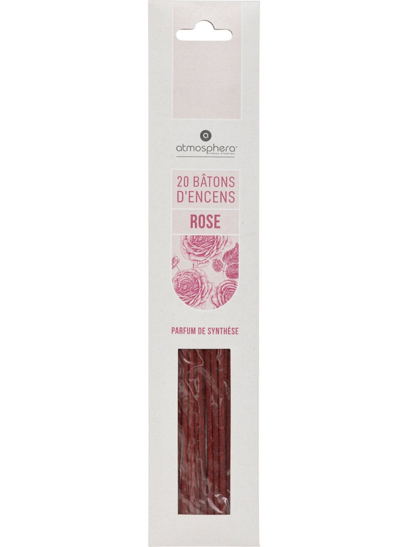 Lot de 20 bâtons d'encens KILI Rose - Kiabi
